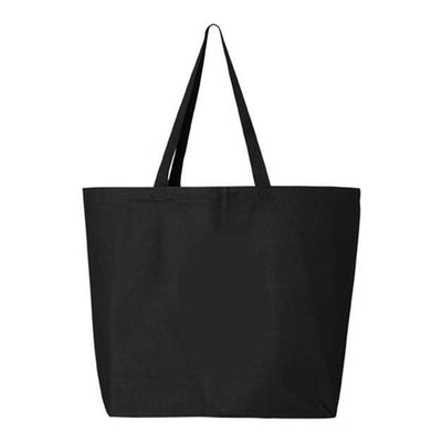 Q-Tees - Mens Q600 25L Jumbo Tote — Black