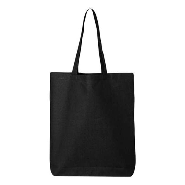 Q-Tees - Mens Qtbg 12L Economical Tote — Black