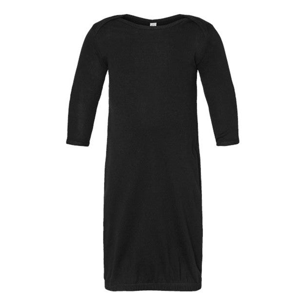 Rabbit Skins - Infants 4406 Rib Layette — Black