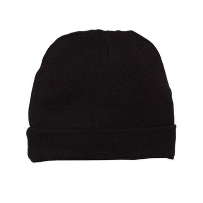 Rabbit Skins - Infants 4451 Rib Cap — Black