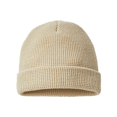 Richardson - Mens 146R Waffle Cuffed Beanie — Birch