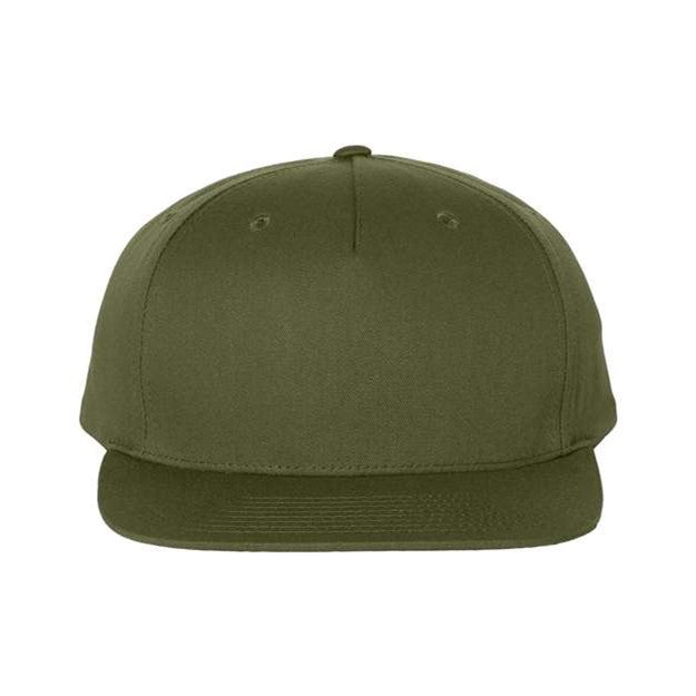 Richardson - Mens 255 Pinch Front Twill Back Trucker Cap — Army Olive