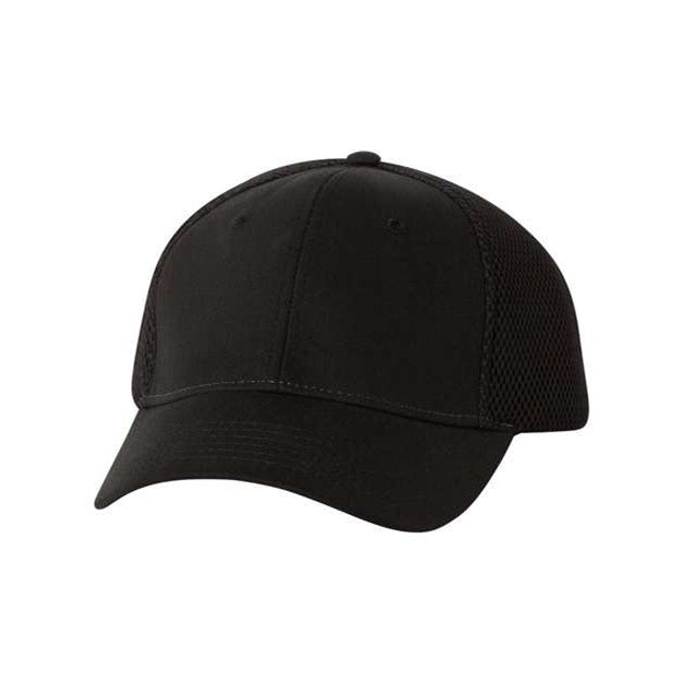 Sportsman - Mens 3200 Spacer Mesh-Back Cap — Black