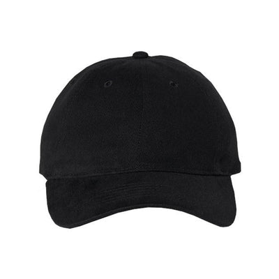 Sportsman - Mens 9610 Heavy Brushed Twill Unstructured Cap — Black