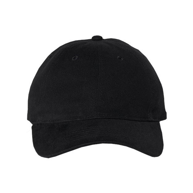 Sportsman - Mens 9610 Heavy Brushed Twill Unstructured Cap — Black