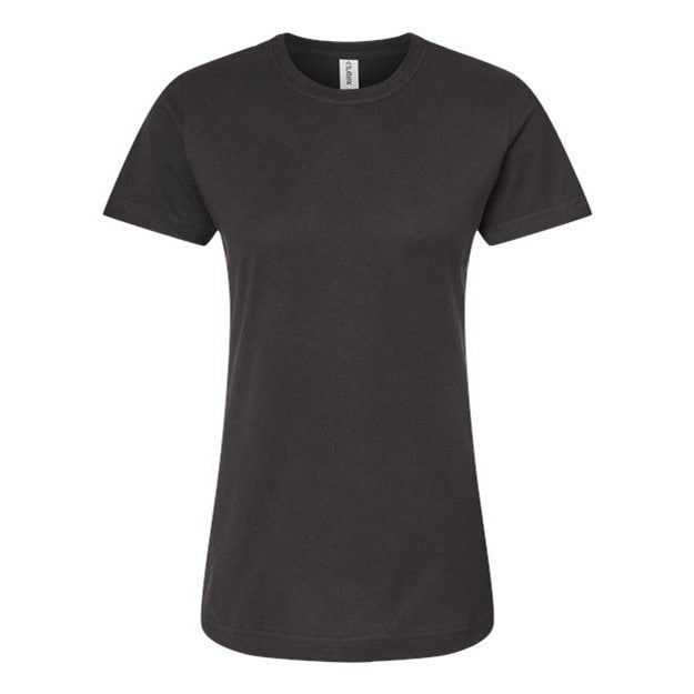 Tultex - Womens 216 Classic Fit Fine Jersey T-Shirt — Black