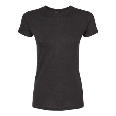 Tultex - Womens 240 Poly-Rich Slim Fit T-Shirt — Black