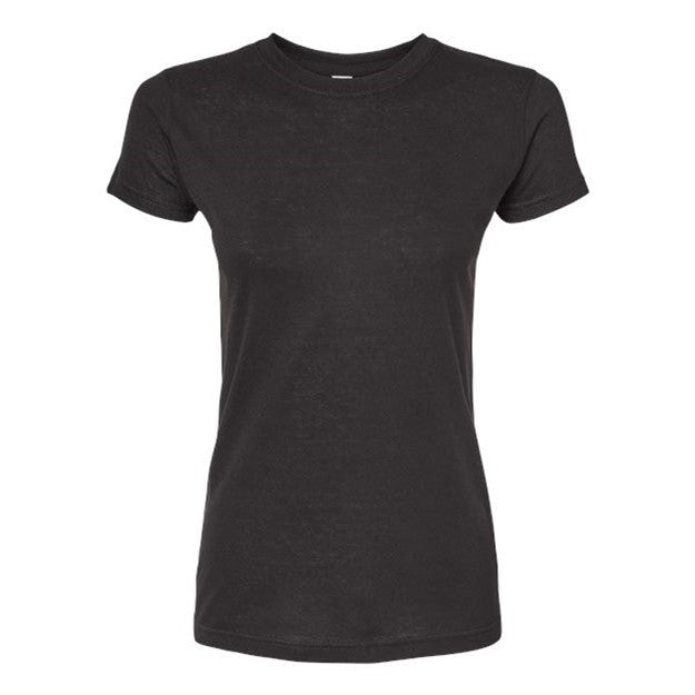 Tultex - Womens 240 Poly-Rich Slim Fit T-Shirt — Black