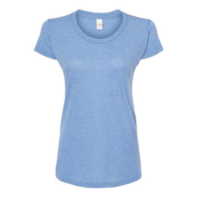 Tultex - Womens 253 Slim Fit Tri-Blend T-Shirt — Athletic Blue Tri Blend