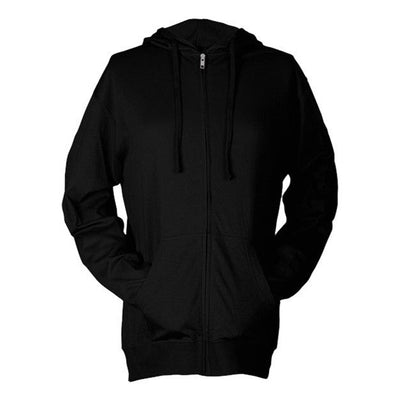 Tultex - Mens 260 Unisex Beach Hooded Sweatshirt — Black