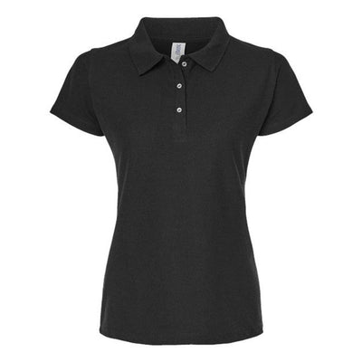 Tultex - Womens 401 50/50 Sport Polo — Black