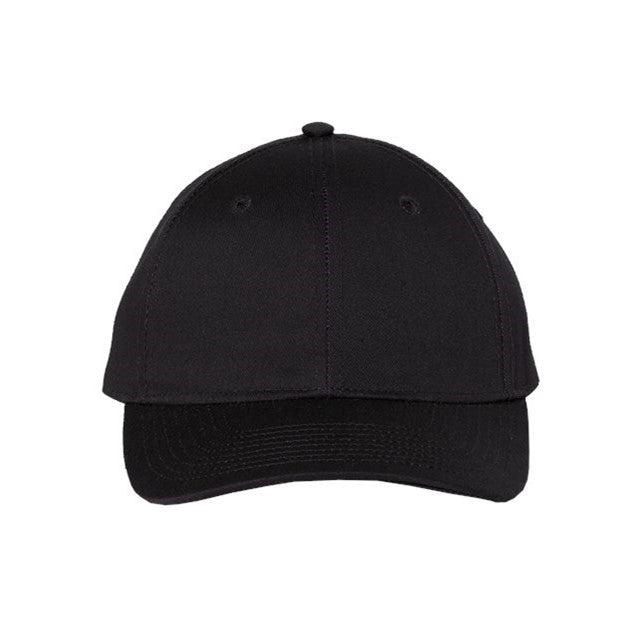 Valucap - Mens Vc100 Lightweight Twill Cap — Black