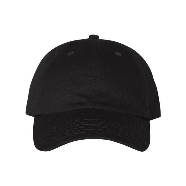 Valucap - Mens Vc200 Brushed Twill Cap — Black