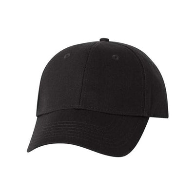 Valucap - Mens Vc600 Chino Cap — Black