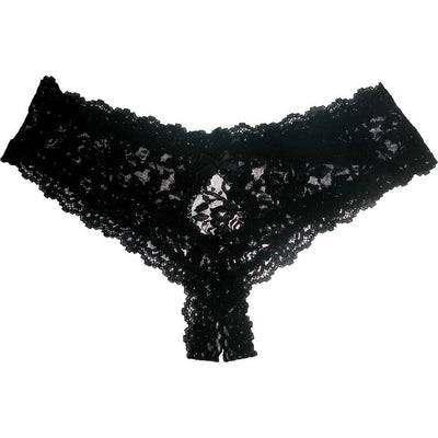 Hanky Panky - Womens Open Crtch Chky Hpst Panty — Black