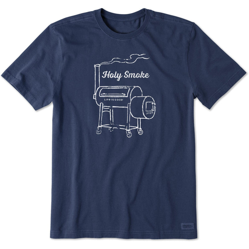 Life Is Good - Mens Holy Smoke Smoker Short Sleeve Crusher T-Shirt