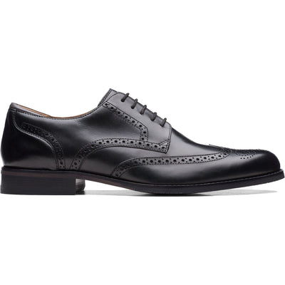 Clarks - Mens Craft Arlo Limit Shoes — Black leather