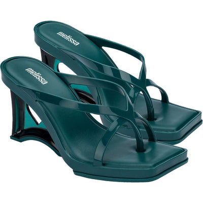 Melissa - Womens Glass Heel — Green/Transp Green