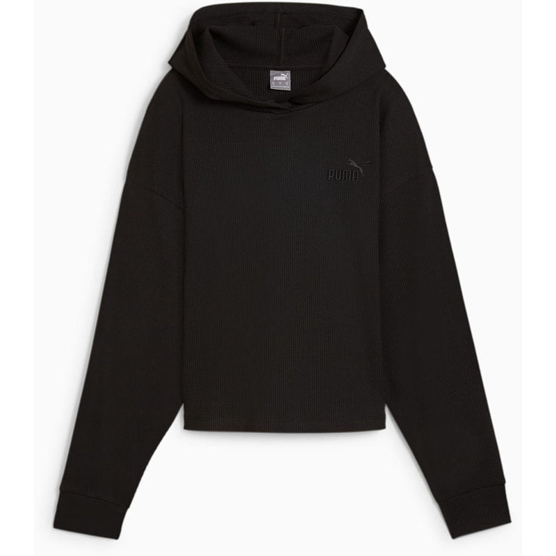 Puma - Womens Ess Elevated Hoodie — Black
