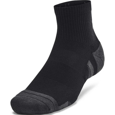 Under Armour - Unisex-Adult Unisex Perf Tech 6Pk Qtr Socks — Black (003)