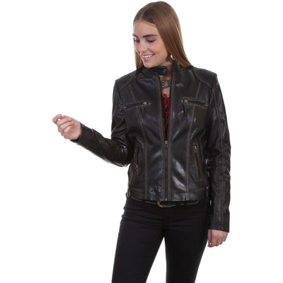 Scully - Womens Zip Front Jacket — Black