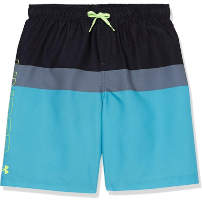 Under Armour - Boys Triblock Logo Swim Volley Shorts