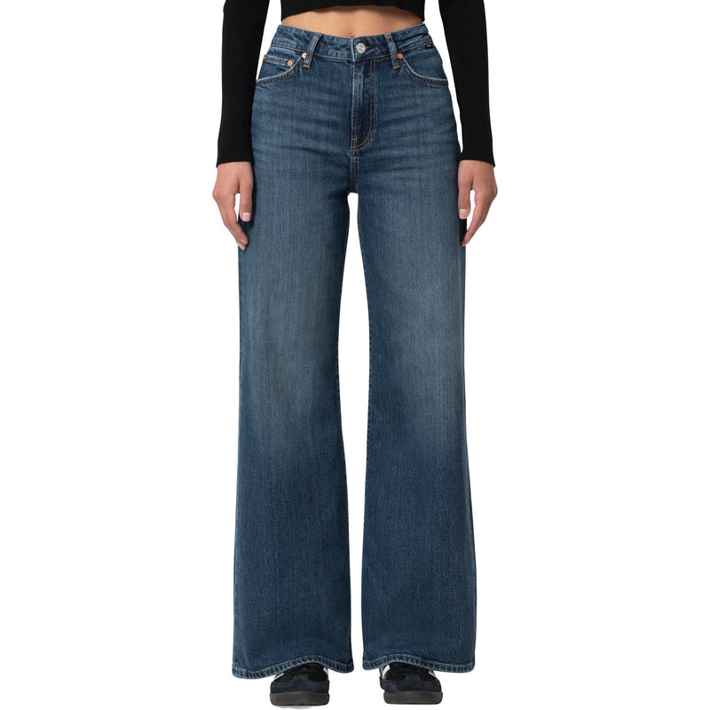 Mavi - Womens Florida Mid Rise Wide Leg Jeans
