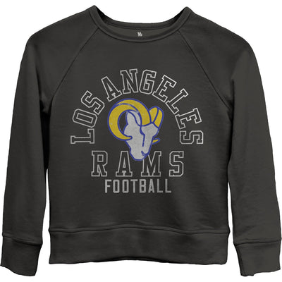 Junk Food - Girls Rams Flock Raglan Crew Fleece Top