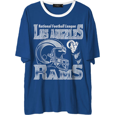 Junk Food - Mens Rams Oversized Ringer T-Shirt