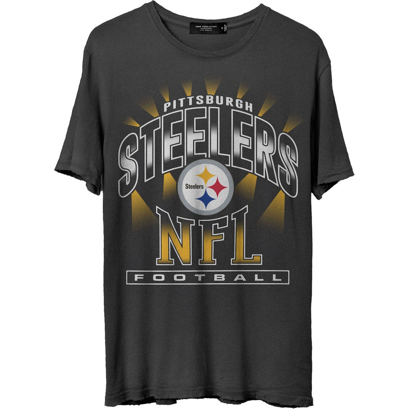 Junk Food - Mens Steelers Chrome Vintage T-Shirt