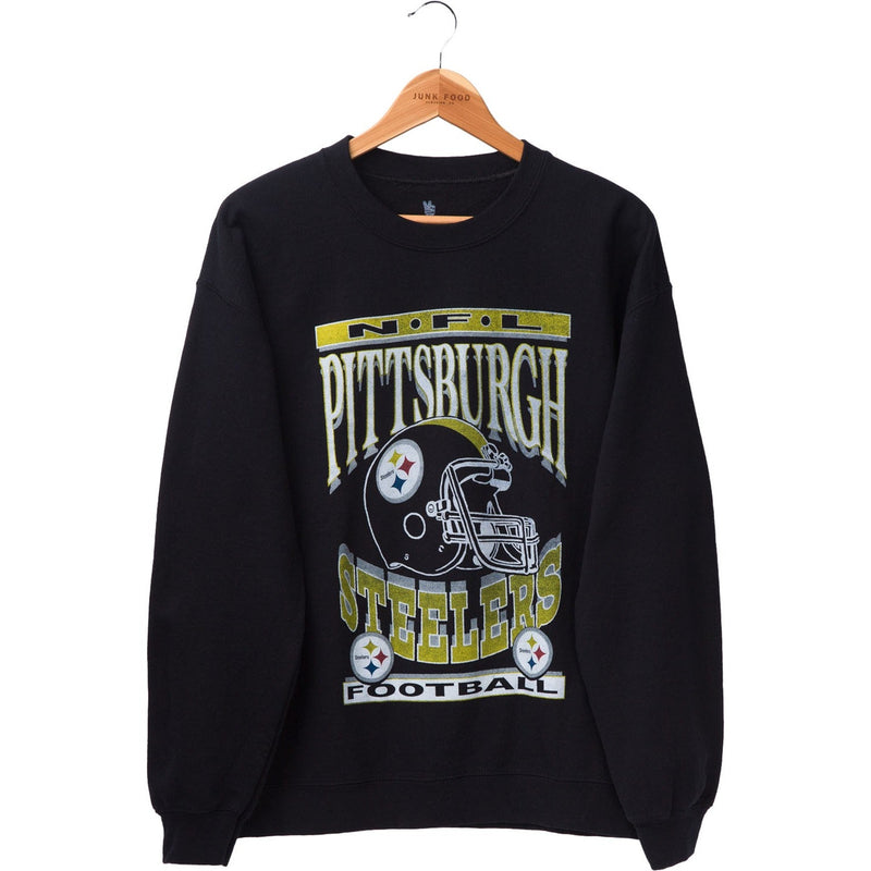 Junk Food - Unisex Steelers Hlmt Fm Crew Fleece Top