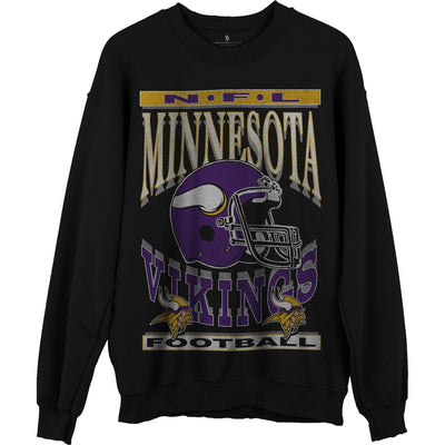 Junk Food - Unisex Viking Helmet Flea Mkt Crew Fleece Top