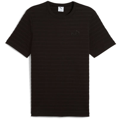 Puma - Mens Ess Elevated Structured T-Shirt — Black
