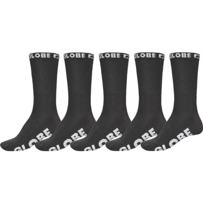 Globe - Mens Blackout Crew 5 Pack Sock