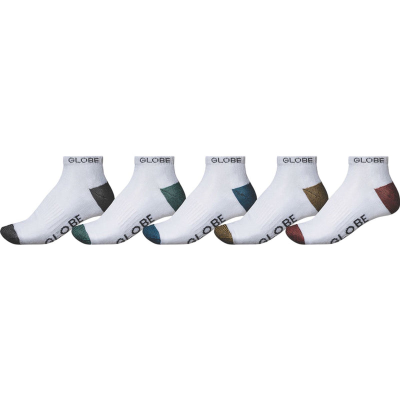 Globe - Mens Ingles Ankle 5 Pack Sock