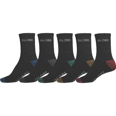 Globe - Mens Ingles Crew 5 Pack Sock