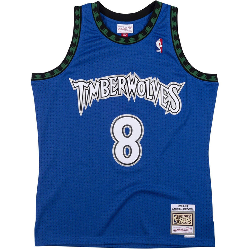 Mitchell And Ness - Minnesota Timberwolves Mens Nba Swingman 2003 Latrell Sprewell Jersey