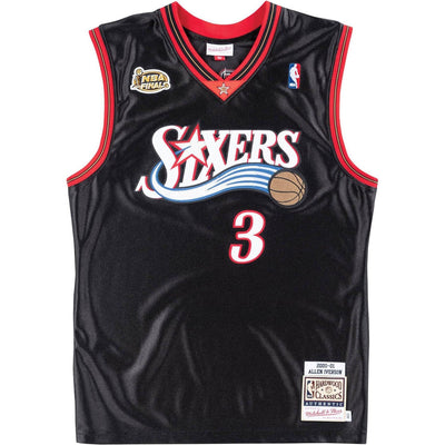 Mitchell And Ness - Philadelphia 76Ers Mens Nba Authentic Road Finals 00 Allen Iverson Jersey