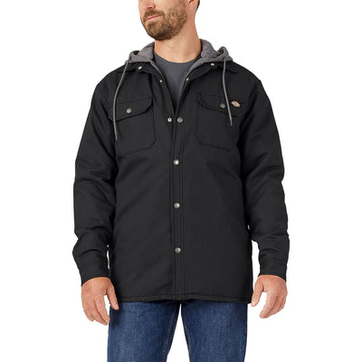 Dickies - Mens Fleece Hooded Duck Shirt Jkt W/Hydroshield