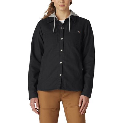 Dickies - Womens Duck Hooded Shirt Jacket