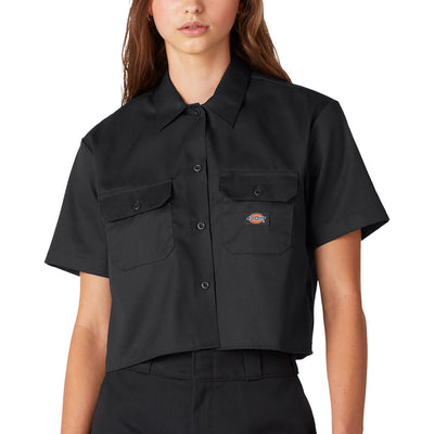 Dickies - Womens Short Sleeve Crop Work Shirt