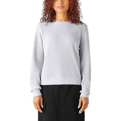 Dickies - Womens Large Gauge Thermal Crew Neck Sweatshirt