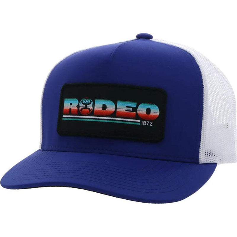 Hooey - Mens Rodeo 5-Panel Trucker Cap With Serape Rectangle Patch