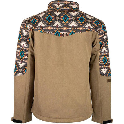 Hooey - Youth Softshell Jacket Full Zip With Aztec Sleeves