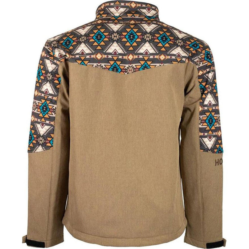 Hooey - Youth Softshell Jacket Full Zip With Aztec Sleeves