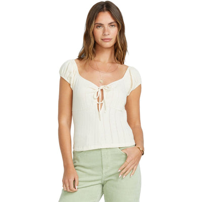 Billabong - Womens Everythings Rosy Short Sleeve Knit Top