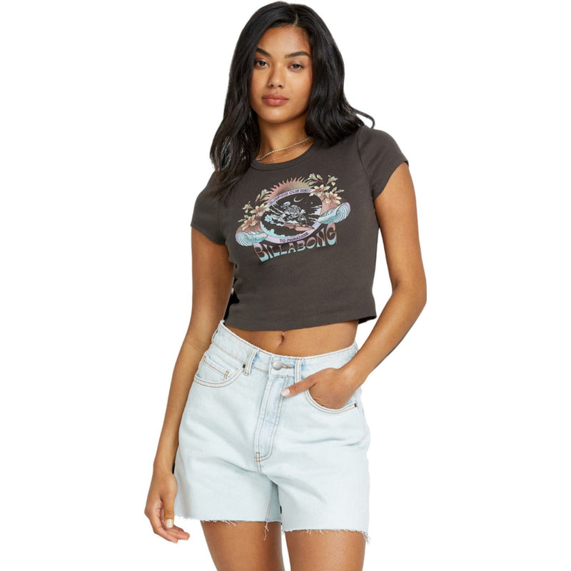 Billabong - Womens Goes Around Short Sleeve T-Shirt