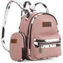 Wrangler - Womens Cow Print Trimmed Mini Backpack With Coin Pouch