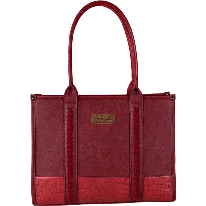 Wrangler - Womens Croc Print Concealed Carry Wide Tote