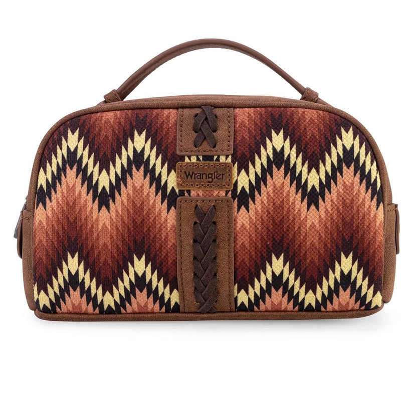 Wrangler - Womens Southwestern Pattern Print Multi-Purpose/Travel Pouch